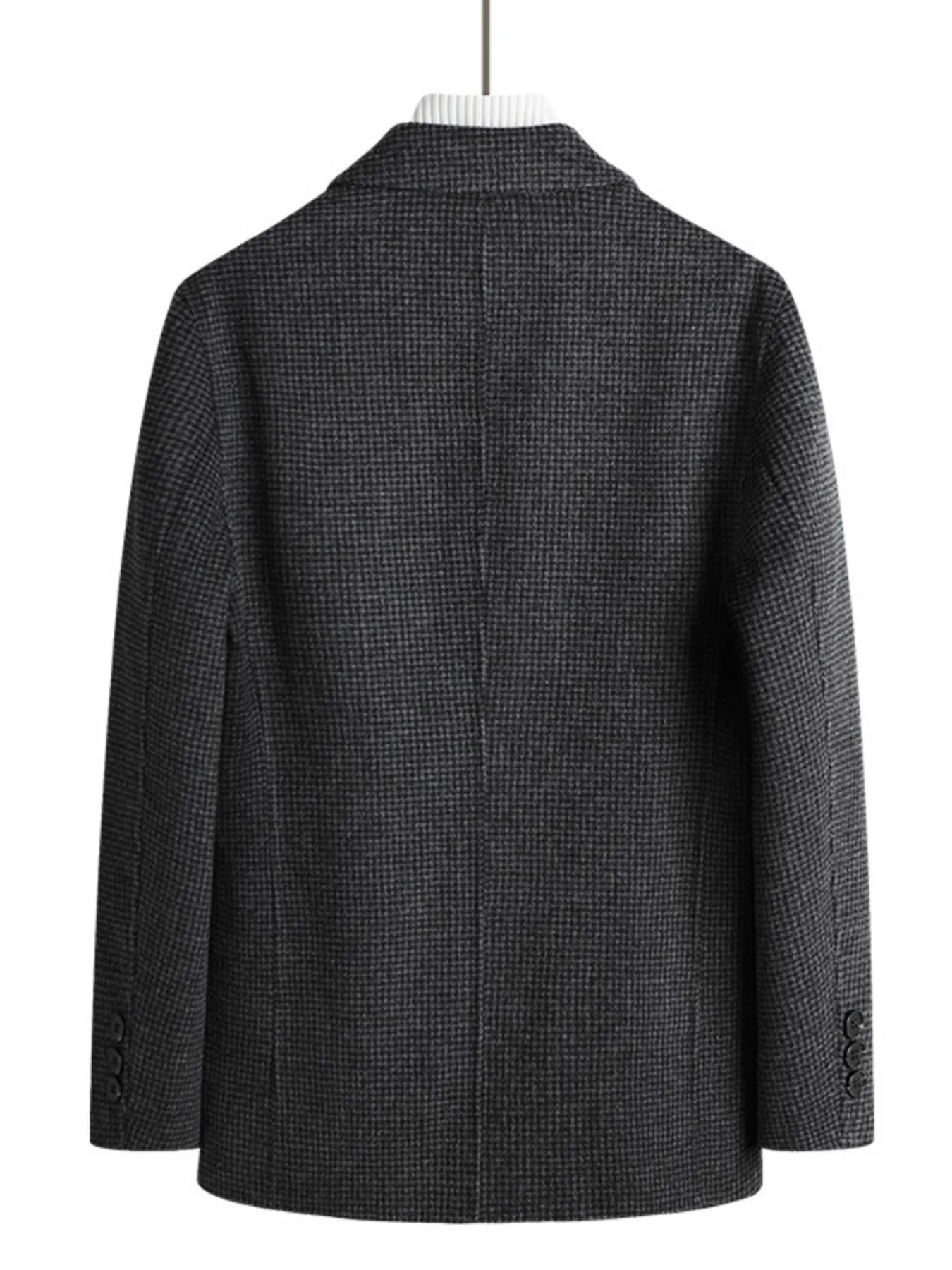 Men’s Plus Size Lapel Collar Long Sleeve Blazer