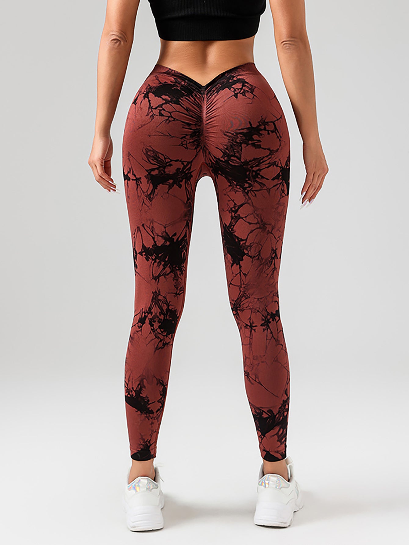 Tie Dye Slimming Yoga Leggings Butt Lifting High Stretch Casual Fitness Pants Women’s Activewear