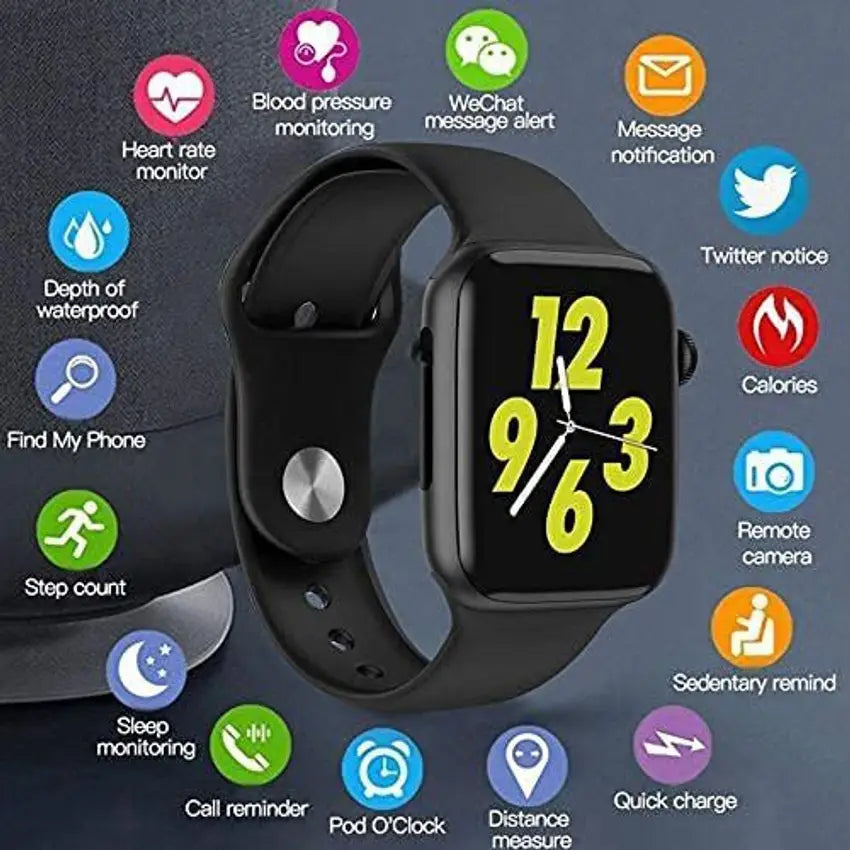 WATERPROOF ULTRA SMART WATCH WITH 7 STRAPS & 2.1 INCH FULL HD SCREEN