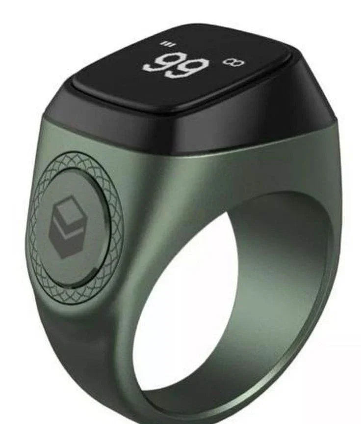 Equantu Qibla Ring Tasbih Counter Prayer Reminder