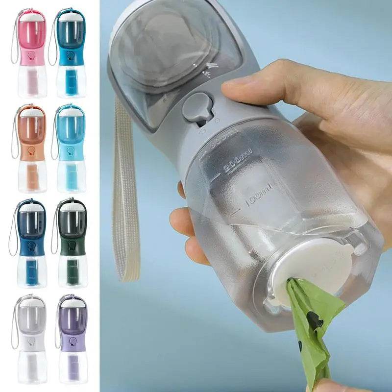 Dog Water Cup Drinking Food Garbage Bag Three-in-one Portable Small Multi-functional Pet Cups Pets Supplies - The Genie Store