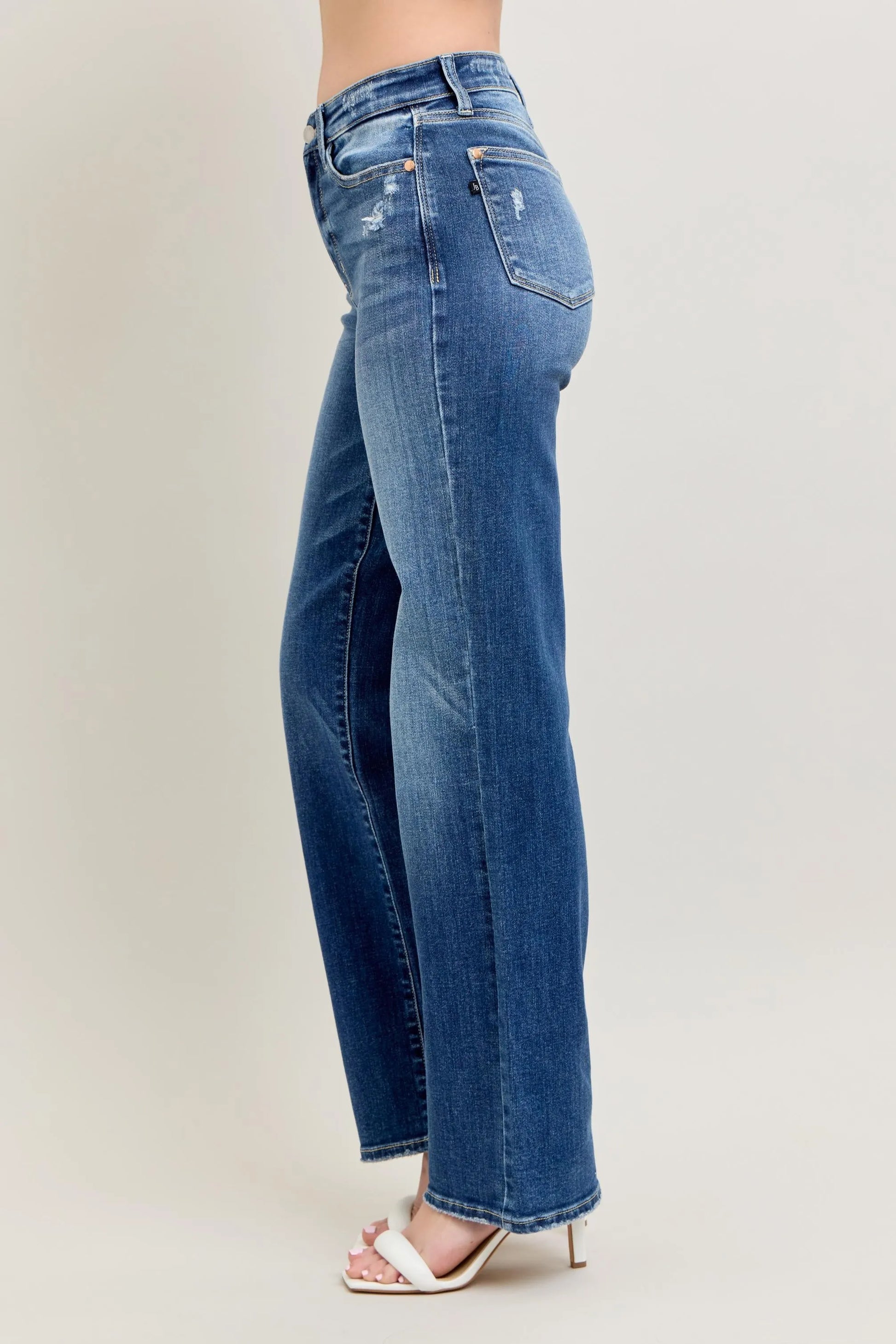 Judy Blue Full Size High Waist 90’s Straight Leg Jeans Plus