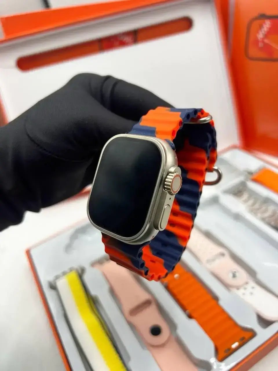 WATERPROOF ULTRA SMART WATCH WITH 7 STRAPS & 2.1 INCH FULL HD SCREEN