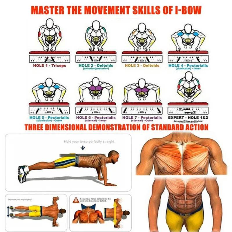 Folding Push up Board