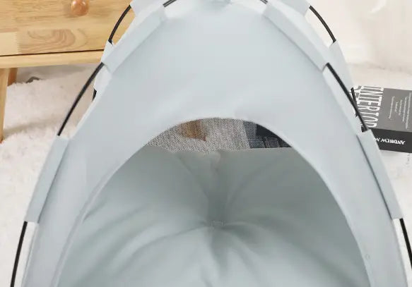 Cat Tent Cooling Mat Dog House Pet Sofa Camping Bed With Cushion For Kennel Indoor Nest Pets Products