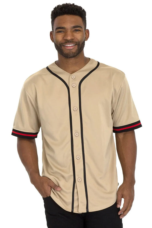 WEIV Men's Unisex Baseball Jersey Sports T Shirt