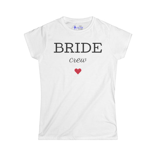 Bride Crew Softstyle Tee - Perfect for Bachelorette Parties, Wedding Celebrations, Bridal Showers, and Engagement Events