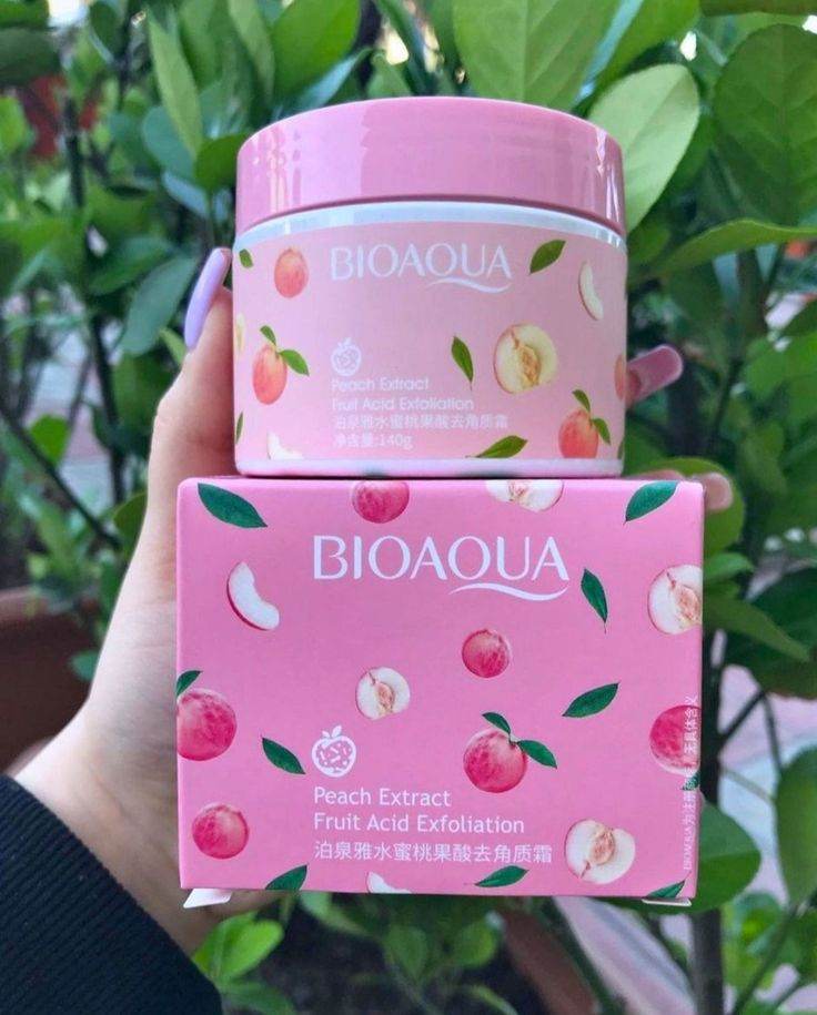 BIOAQUA Honey Peach Exfoliating Cream Facial Scrub Exfoliant Body