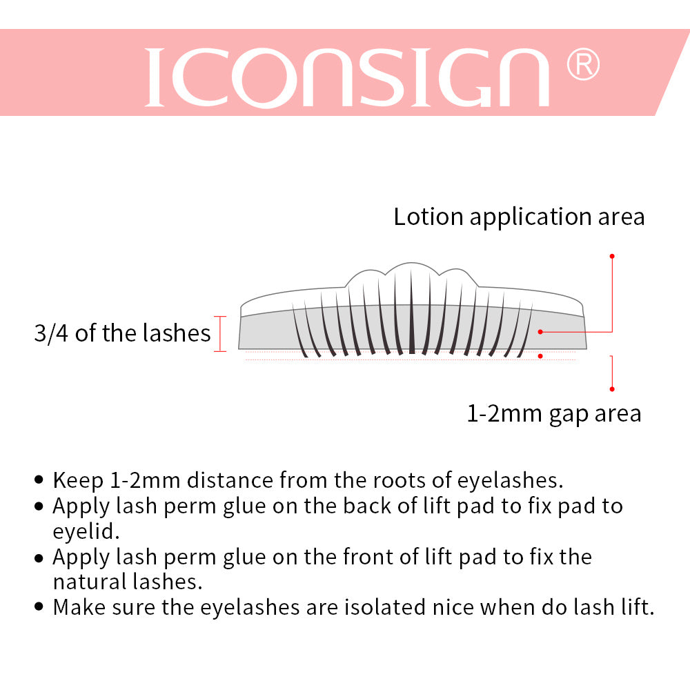 Dropshipping ICONSIGN Lash Lift Kit Lifiting Eyelash Perming Curling Enhancer Eyes Makeup Tools Same as Photos