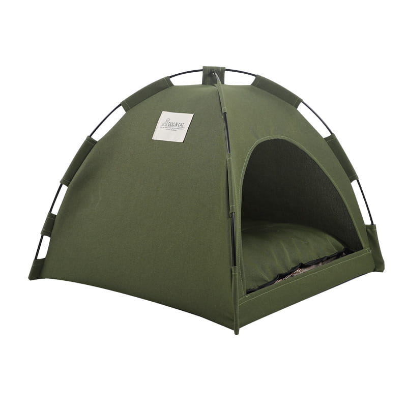 Cat Tent Cooling Mat Dog House Pet Sofa Camping Bed With Cushion For Kennel Indoor Nest Pets Products