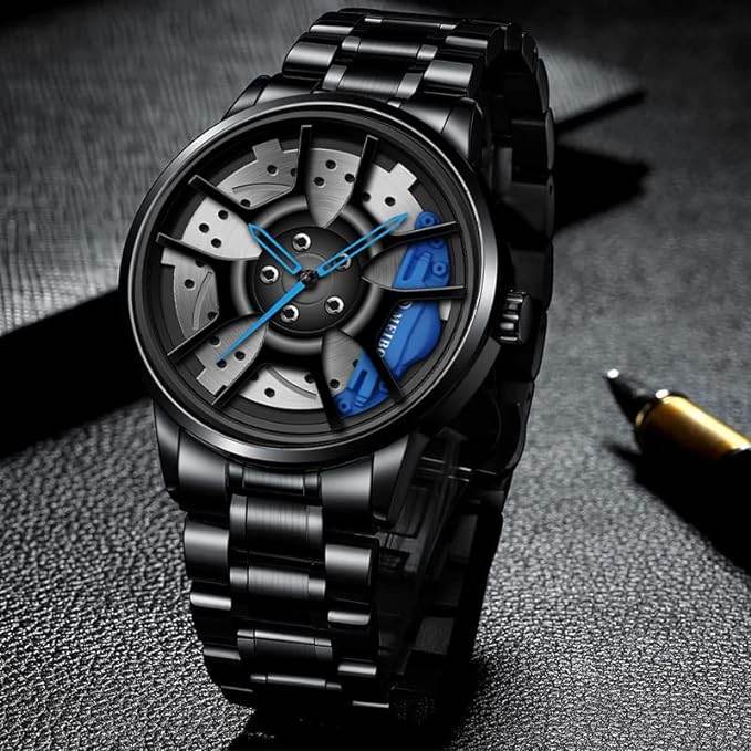 Rs Chrono Waterproof Car Wheel Watch™ Blue