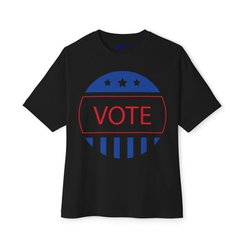 Vote Oversized Boxy Tee - Unisex Statement T-Shirt for Civic Engagement, Election Day, Casual Wear, Gift for Activists, Comfortable Style