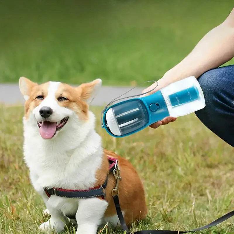 Dog Water Cup Drinking Food Garbage Bag Three-in-one Portable Small Multi-functional Pet Cups Pets Supplies - The Genie Store