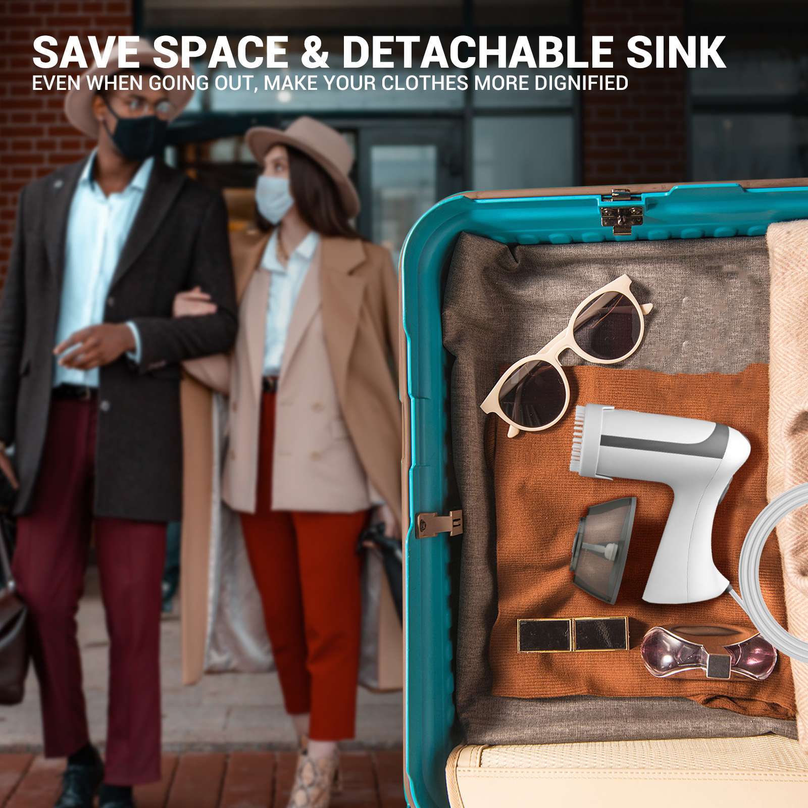 Clothes Steamer Compact And Efficient Suitable For Travel Home Use Cleaning Ironing