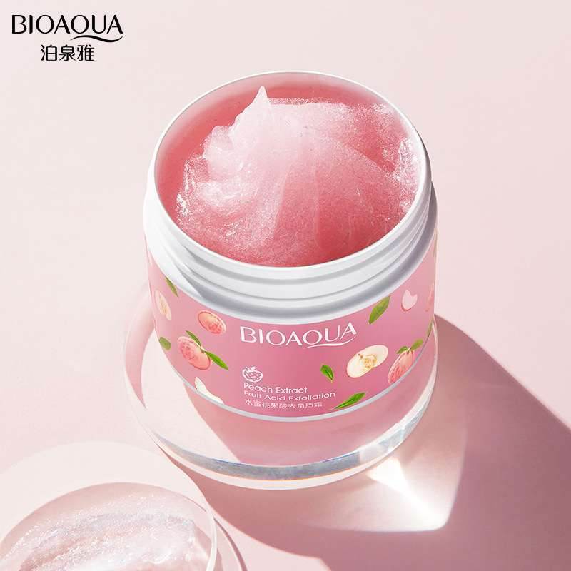 BIOAQUA Honey Peach Exfoliating Cream Facial Scrub Exfoliant Body