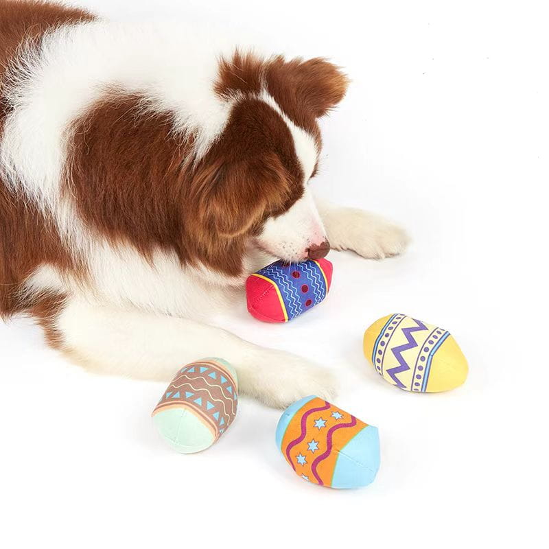 Easter Egg Toys For Pet GREEN And RED Interactive Dog Toy Short Term Play Design Aggressive Chewers Chew With Sounds