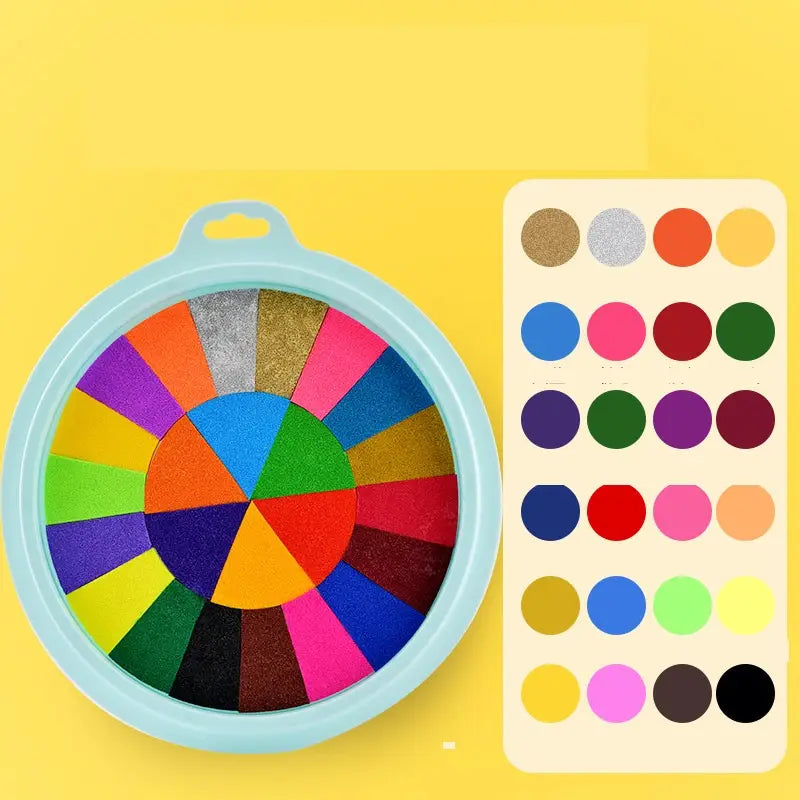 New Hot Selling Kindergarten Finger Print Mud Non toxic Washable Pigment