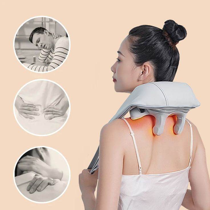 6D Adjustable Neck Shoulder & Muscle Relaxation Massager