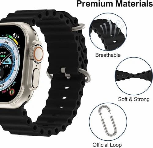 WATERPROOF ULTRA SMART WATCH WITH 7 STRAPS & 2.1 INCH FULL HD SCREEN