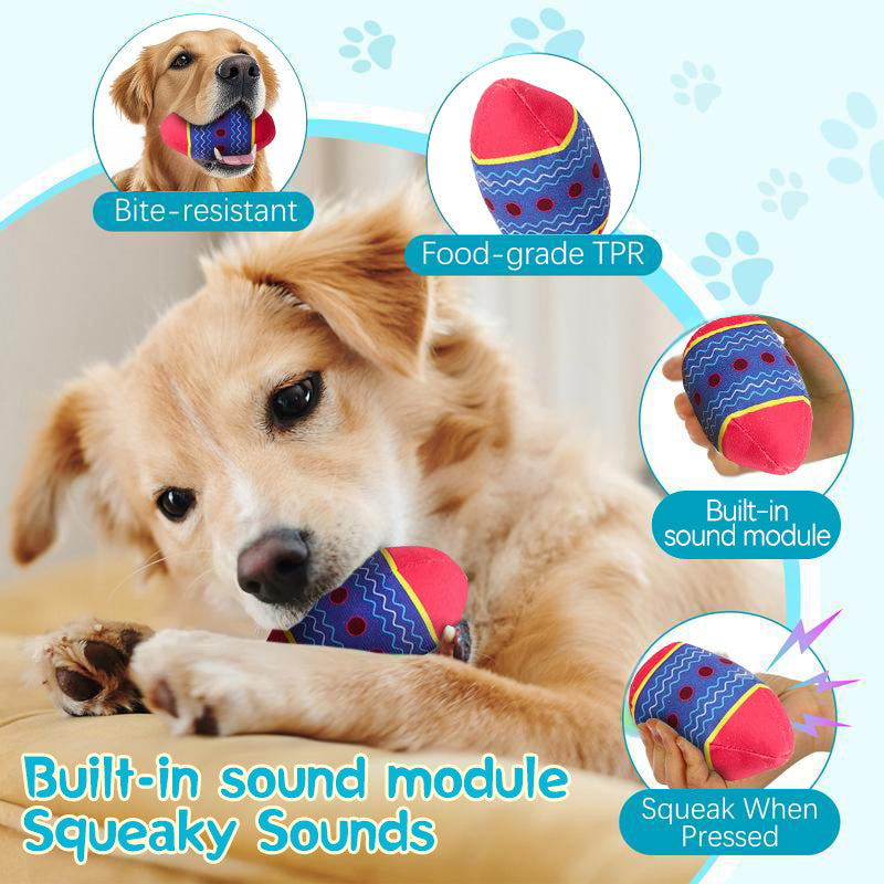 Easter Egg Toys For Pet GREEN And RED Interactive Dog Toy Short Term Play Design Aggressive Chewers Chew With Sounds