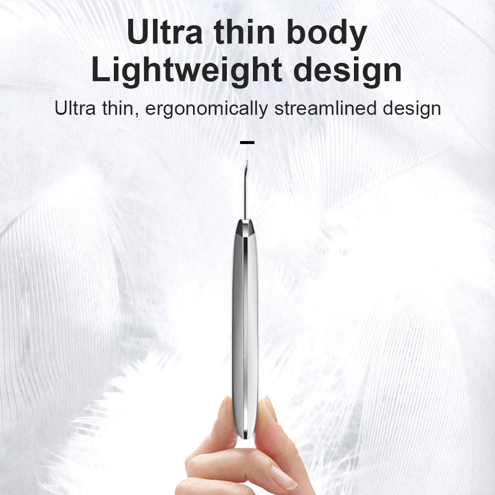 Electric Ultrasonic Skin Scrubber Face Spatula Home Facial Cleaner Handheld Mini Derma Galvanica Tightening Machine USB
