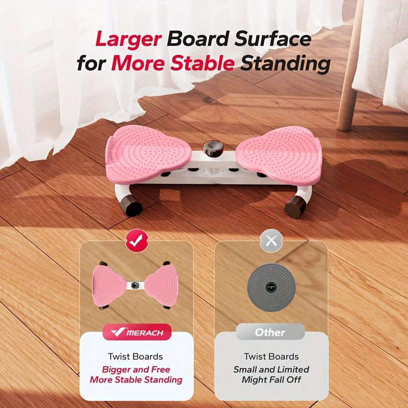 Waist Twist Exercise Machine A Designed For Weight Loss And Core Abdominal Exercises With Foot Massage Capabilities.