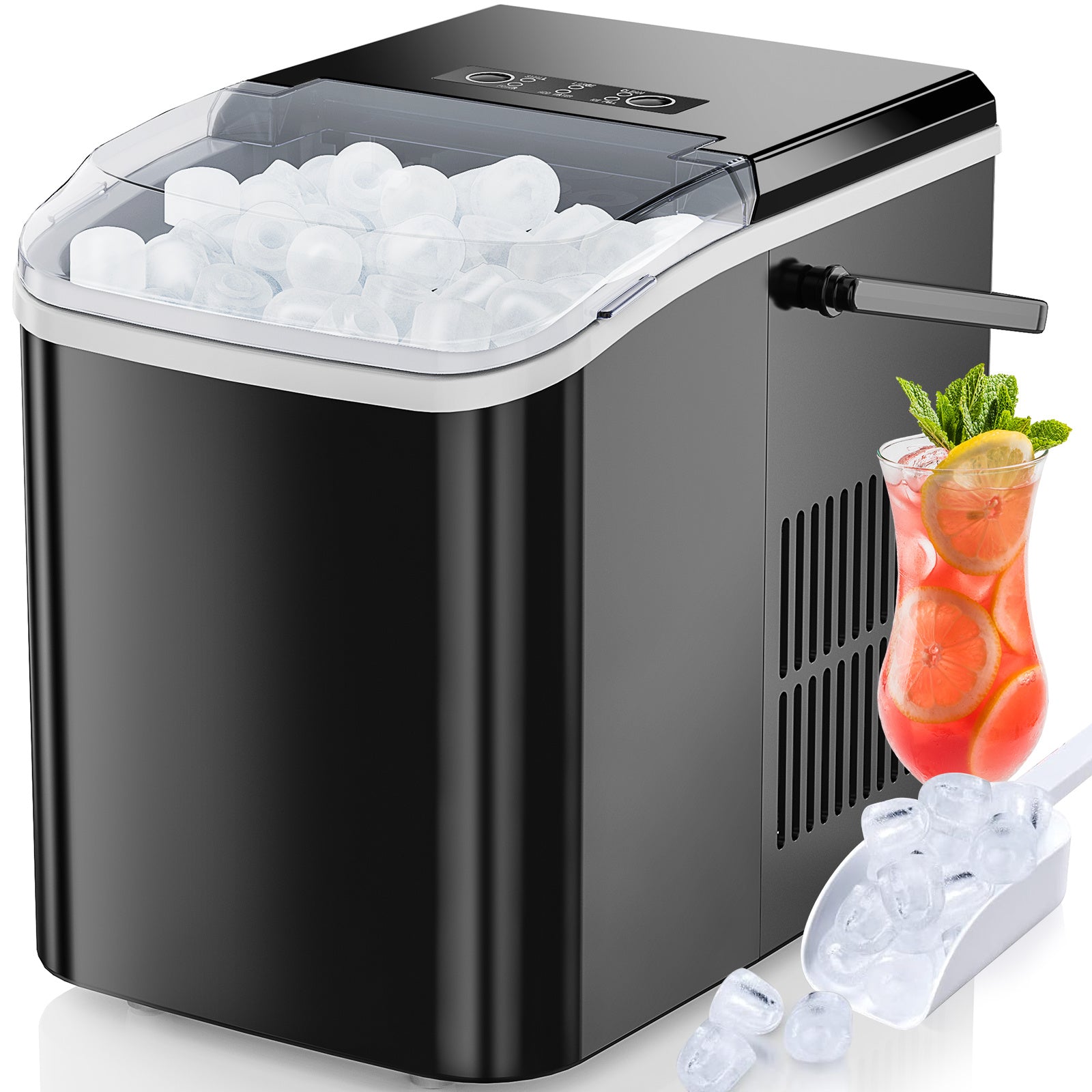 Portable Ice Maker Black