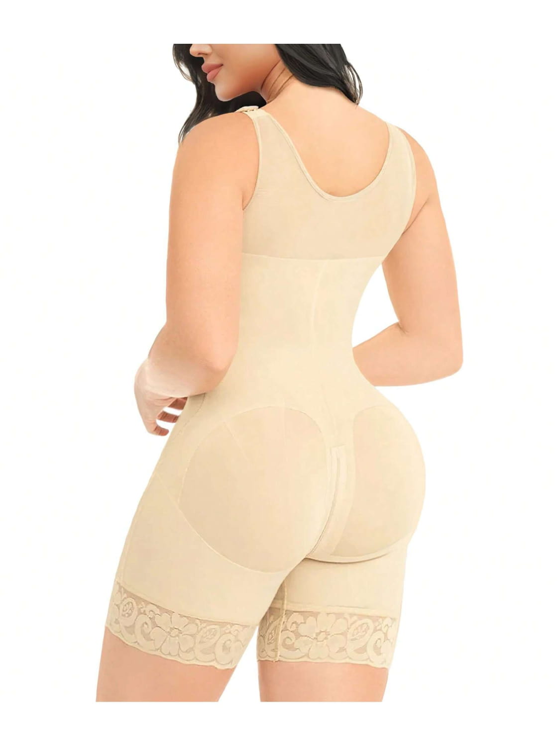 Fajas Colombianas Women’s Shapewear Full Body Sculpting After Abdominal Control Hip Lifter With Zipper Crotch Fitness