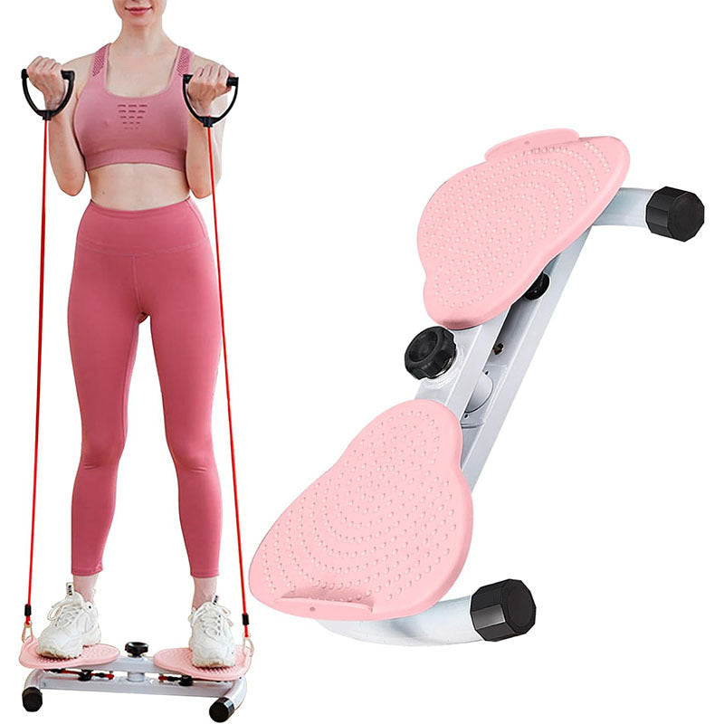 Waist Twist Exercise Machine A Designed For Weight Loss And Core Abdominal Exercises With Foot Massage Capabilities.
