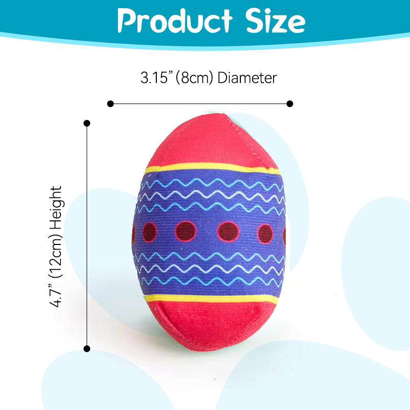 Easter Egg Toys For Pet GREEN And RED Interactive Dog Toy Short Term Play Design Aggressive Chewers Chew With Sounds