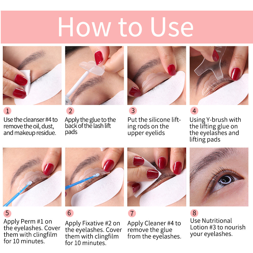 Dropshipping ICONSIGN Lash Lift Kit Lifiting Eyelash Perming Curling Enhancer Eyes Makeup Tools Same as Photos