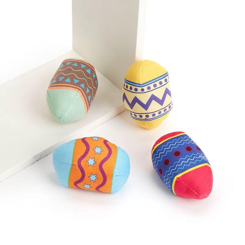 Easter Egg Toys For Pet GREEN And RED Interactive Dog Toy Short Term Play Design Aggressive Chewers Chew With Sounds
