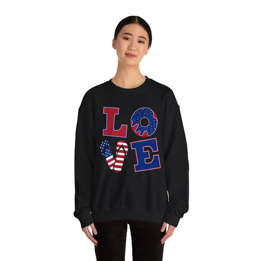 Patriotic Love Crewneck Sweatshirt | Cozy Unisex Sweatshirt, Fourth of July Apparel, Valentine's Day Gift, USA Love Design, Ideal for [...]