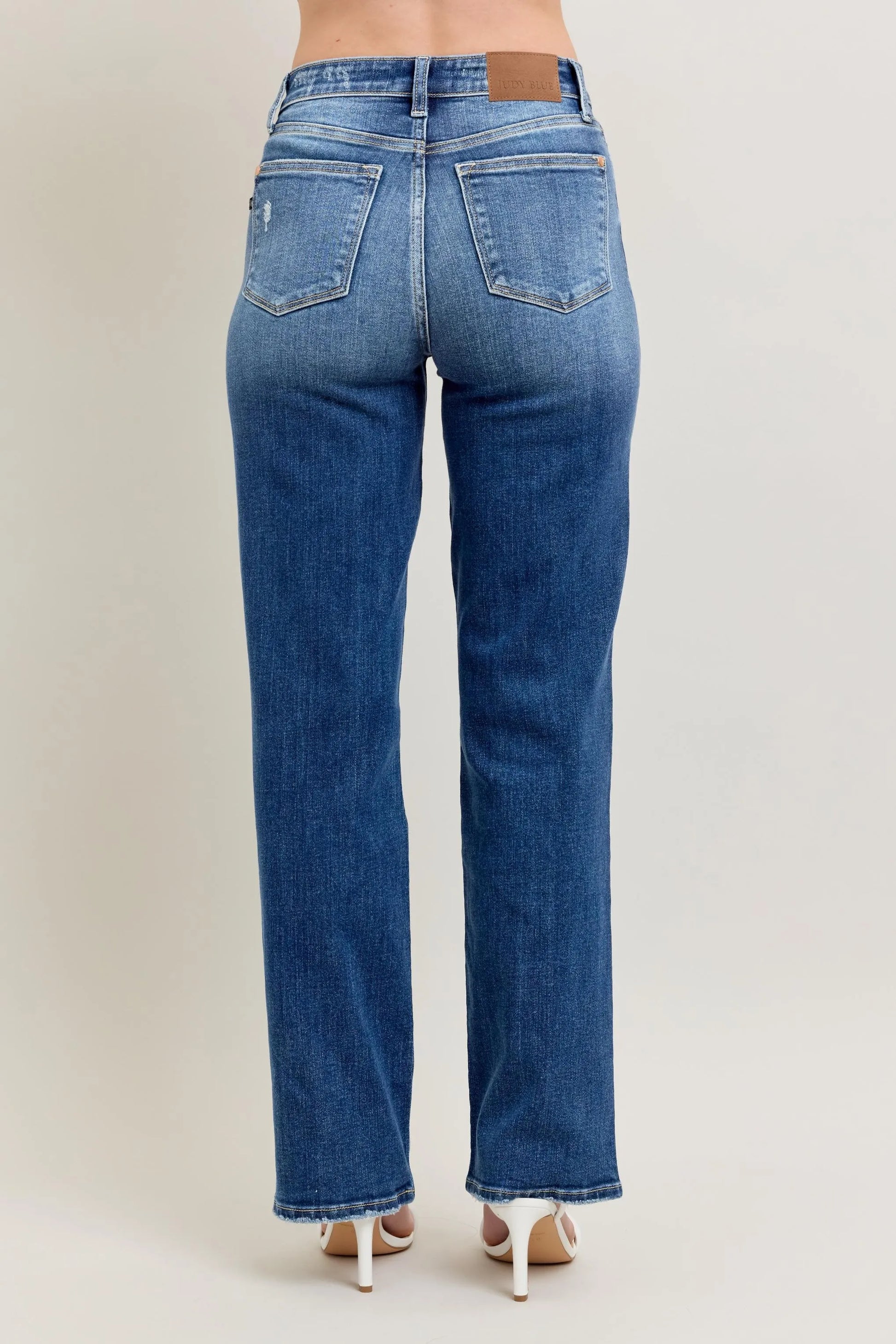 Judy Blue Full Size High Waist 90’s Straight Leg Jeans Plus
