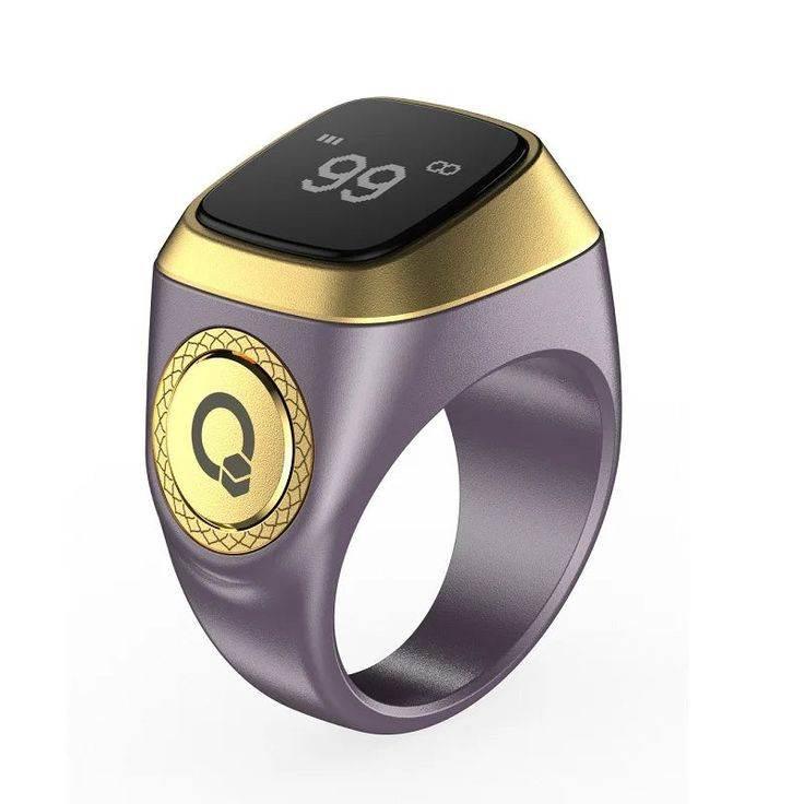 Equantu Qibla Ring Tasbih Counter Prayer Reminder