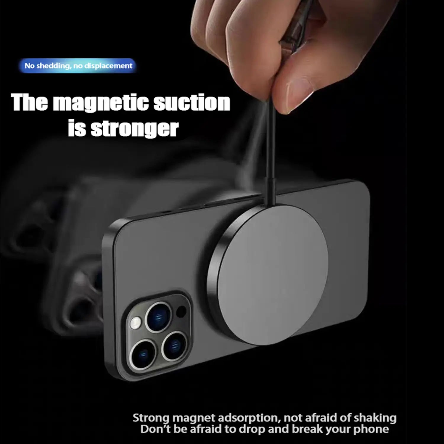 The Qi Wireless Charger 15w Magnetic Fast Charging Is Suitable For 12 13 14 15 And 16 Mobile Phone Models