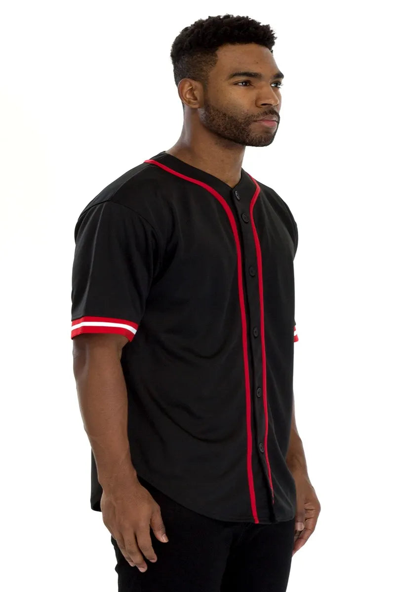 WEIV Men’s Unisex Baseball Jersey Sports T Shirt