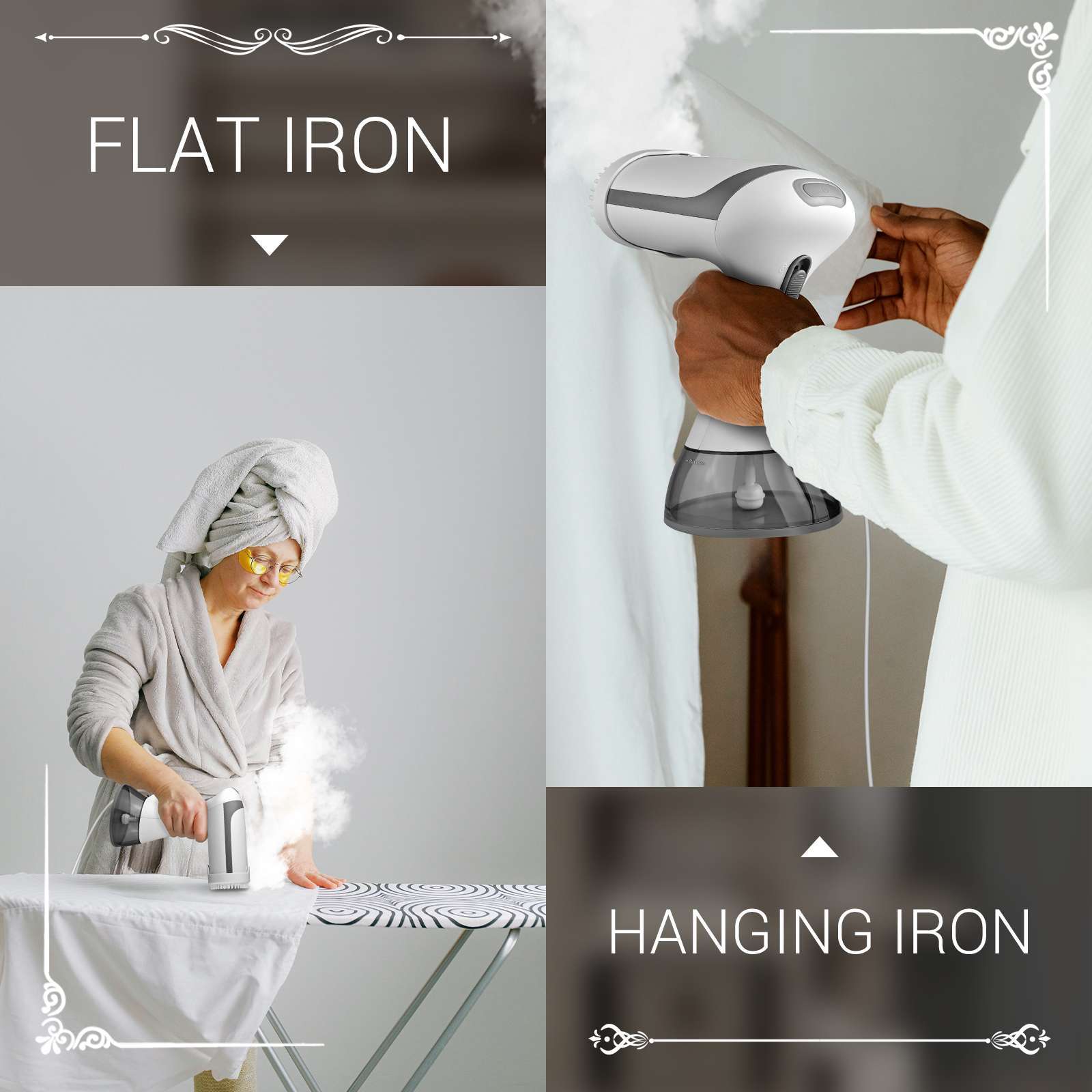 Clothes Steamer Compact And Efficient Suitable For Travel Home Use Cleaning Ironing