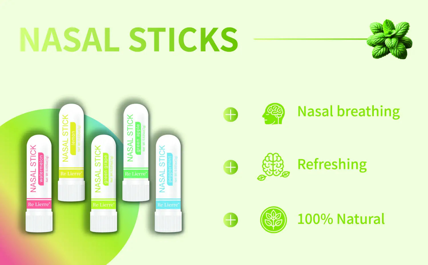 Re Lierre 5 in 1 Nasal Energy Bar