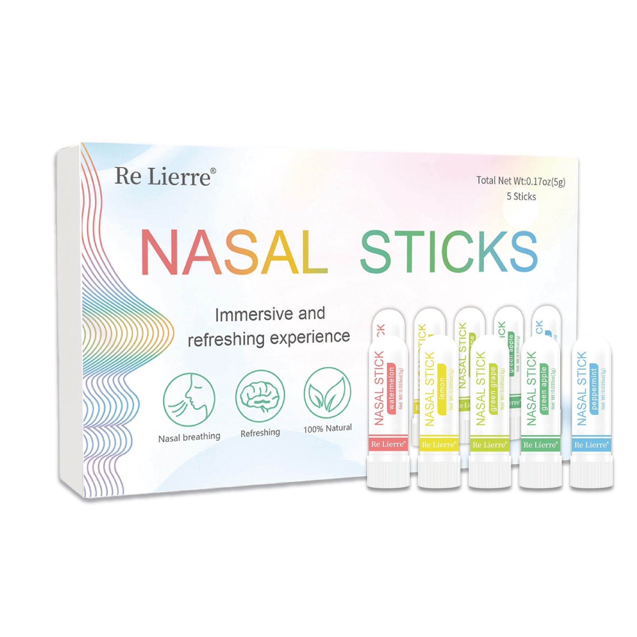 Re Lierre 5 in 1 Nasal Energy Bar White