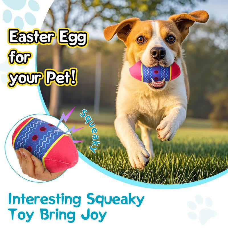 Easter Egg Toys For Pet GREEN And RED Interactive Dog Toy Short Term Play Design Aggressive Chewers Chew With Sounds