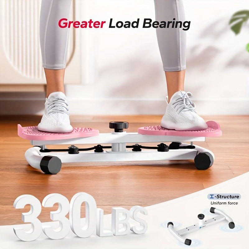 Waist Twist Exercise Machine A Designed For Weight Loss And Core Abdominal Exercises With Foot Massage Capabilities.