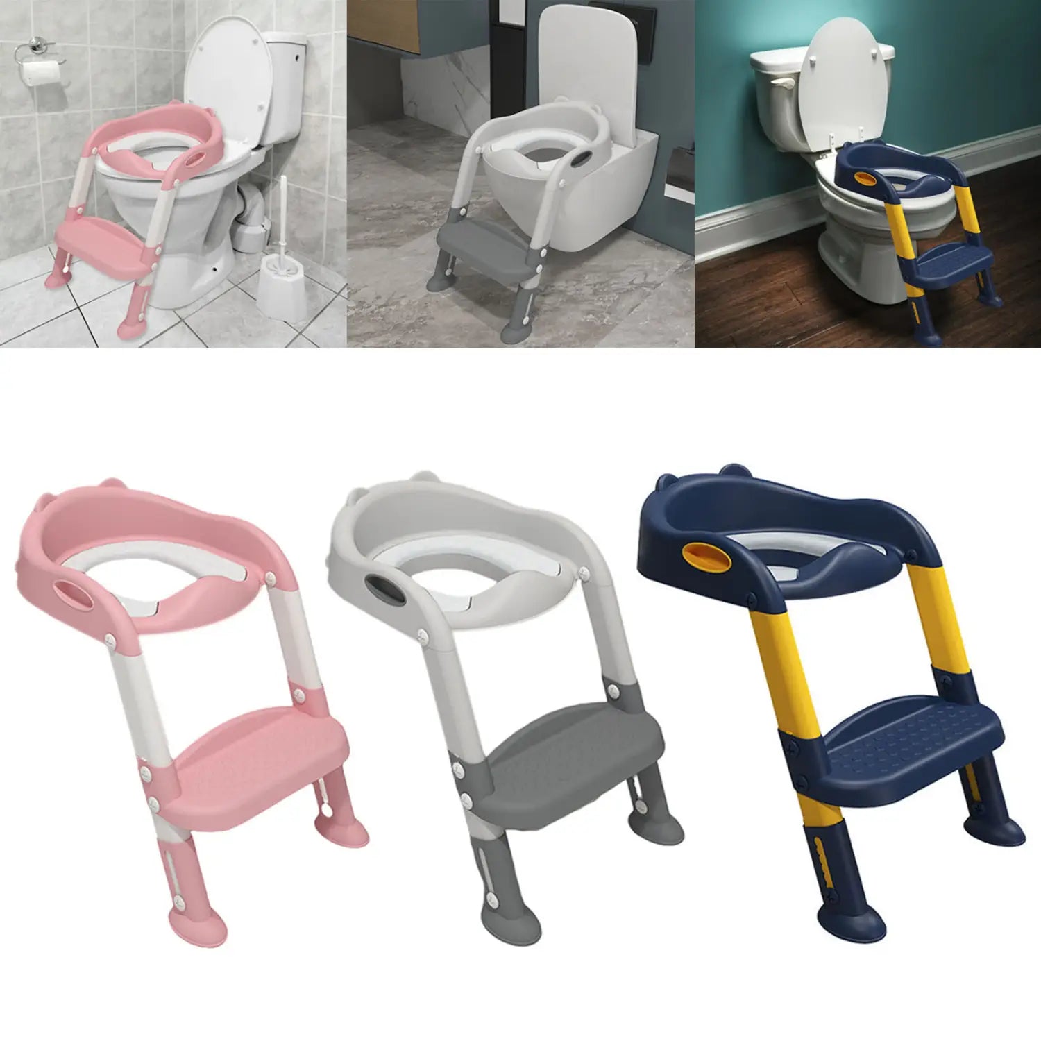 New Foldable Stepped Children’s Toilet Ladder