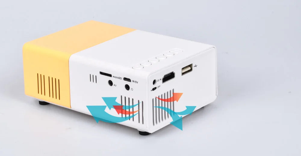 Salange YG300 Mini LED Projector