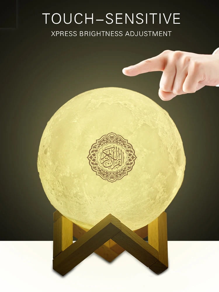 Quran & Moonlight Speaker with Colorful Touch LED
