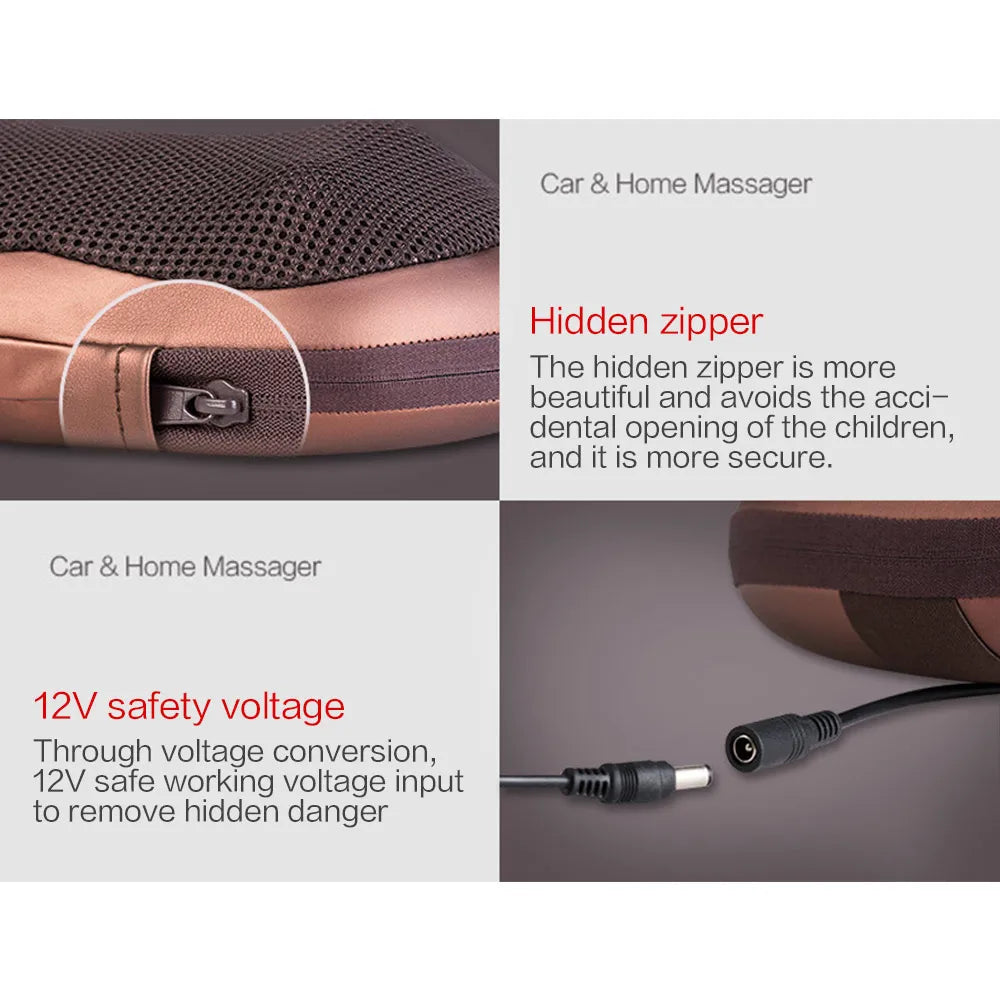 Electric Neck and Body Massage Pillow
