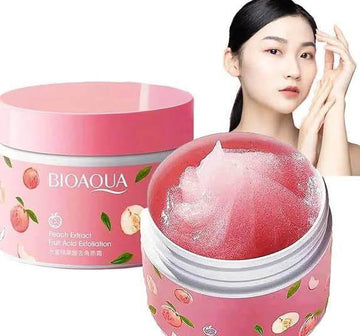 BIOAQUA Honey Peach Exfoliating Cream Facial Scrub Exfoliant Body