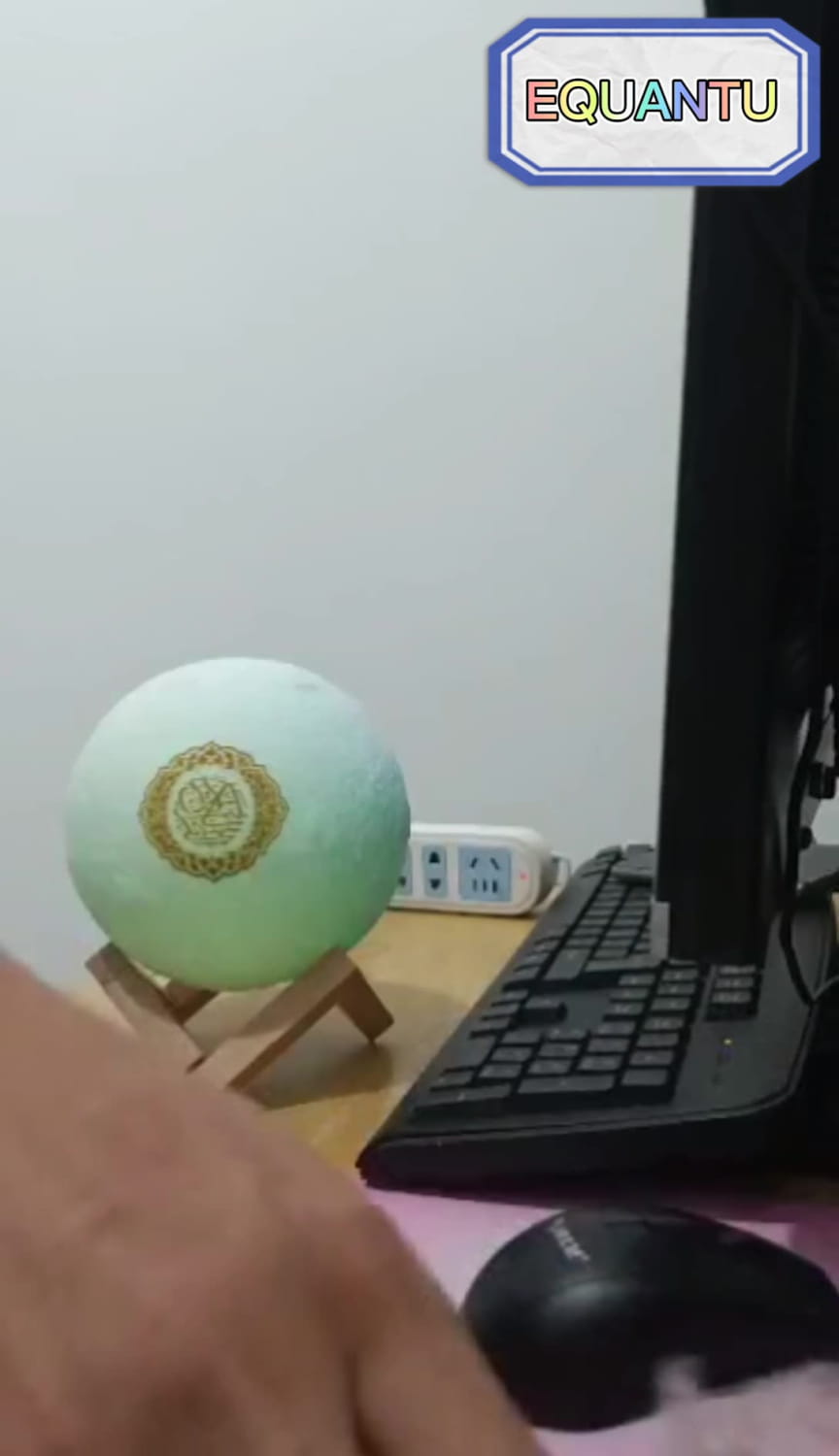 Quran & Moonlight Speaker with Colorful Touch LED