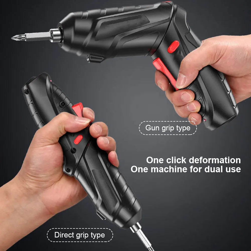 Set Of Drills And Hand Tools For Multiple Uses