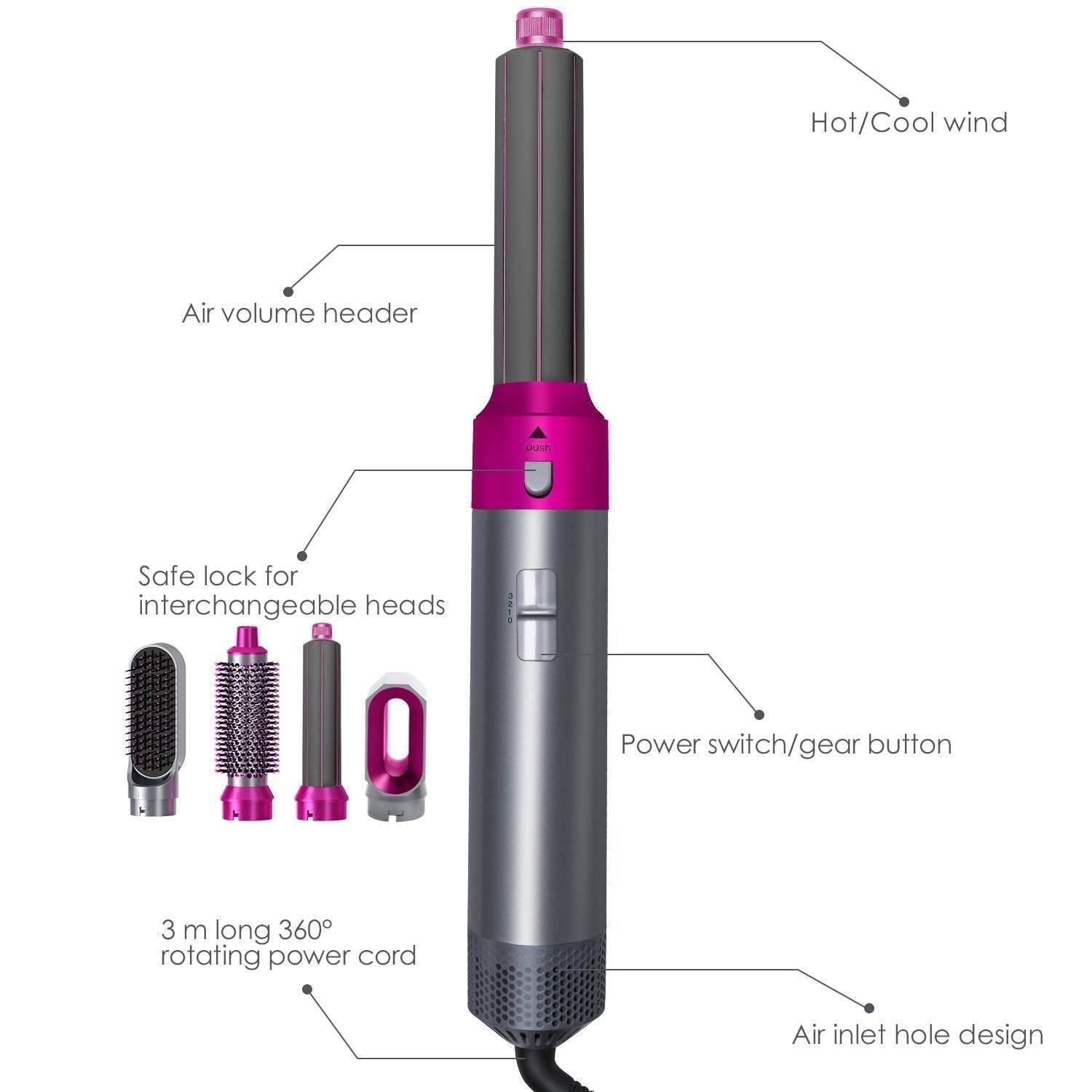 5 in 1 Multifunctional Hair Styler